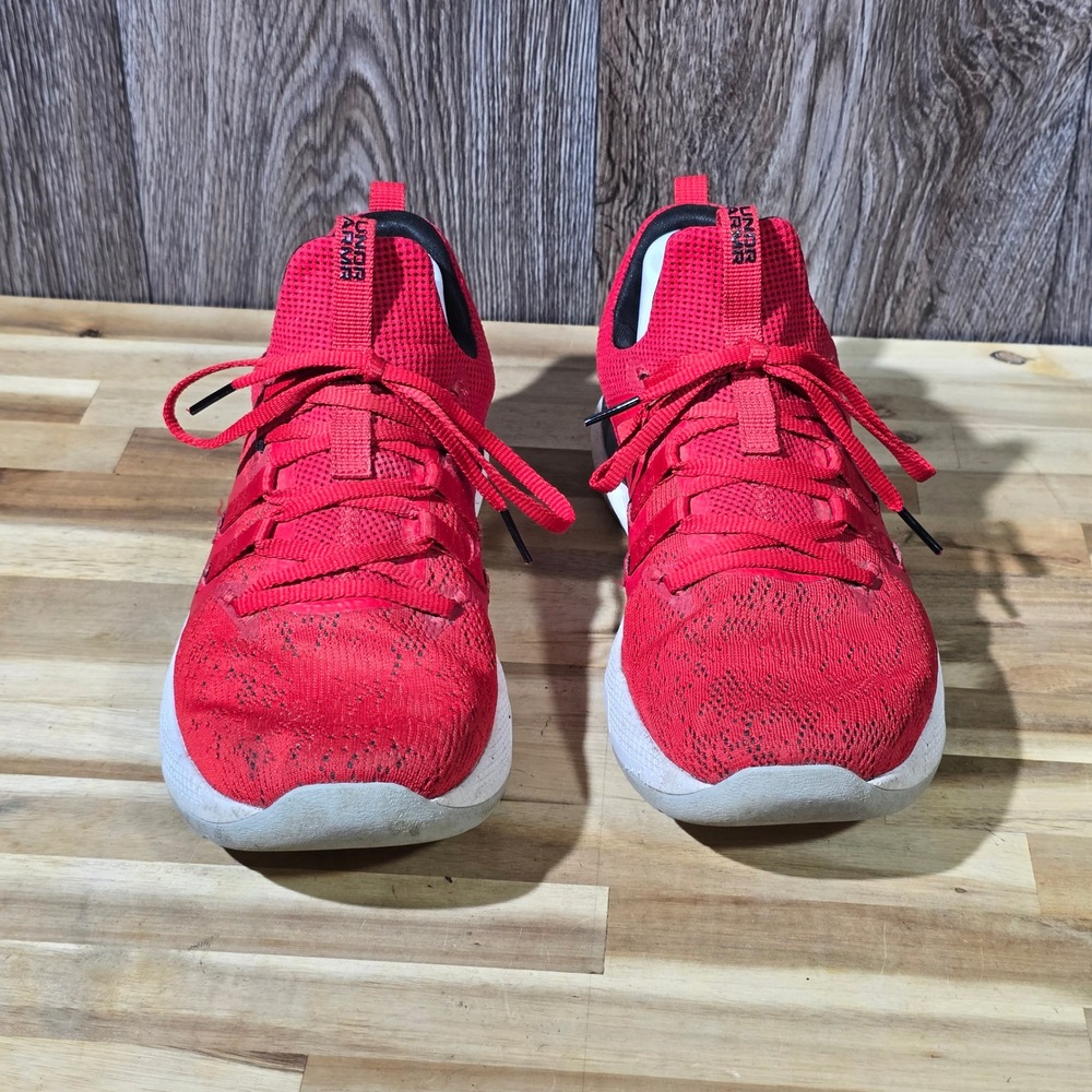 Under Armour Project Rock  Training Shoes Men's 8 Women's 9.5 Red Black‎ 3023006